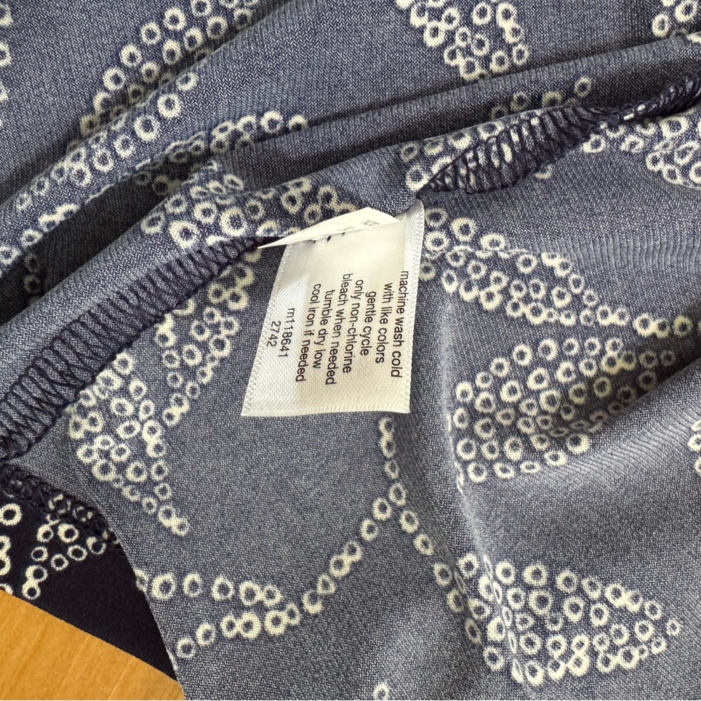 Lane Bryant Blue Floral Open Relaxed Overpiece Size 18/20 2X New With Tags - Picture 8 of 8